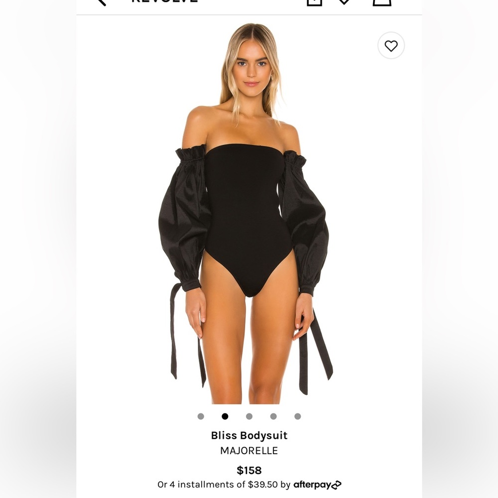 Bliss Bodysuit in Black
MAJORELLE